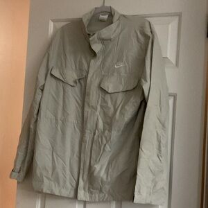 Nike Men's Light Gray Shirt Jacket